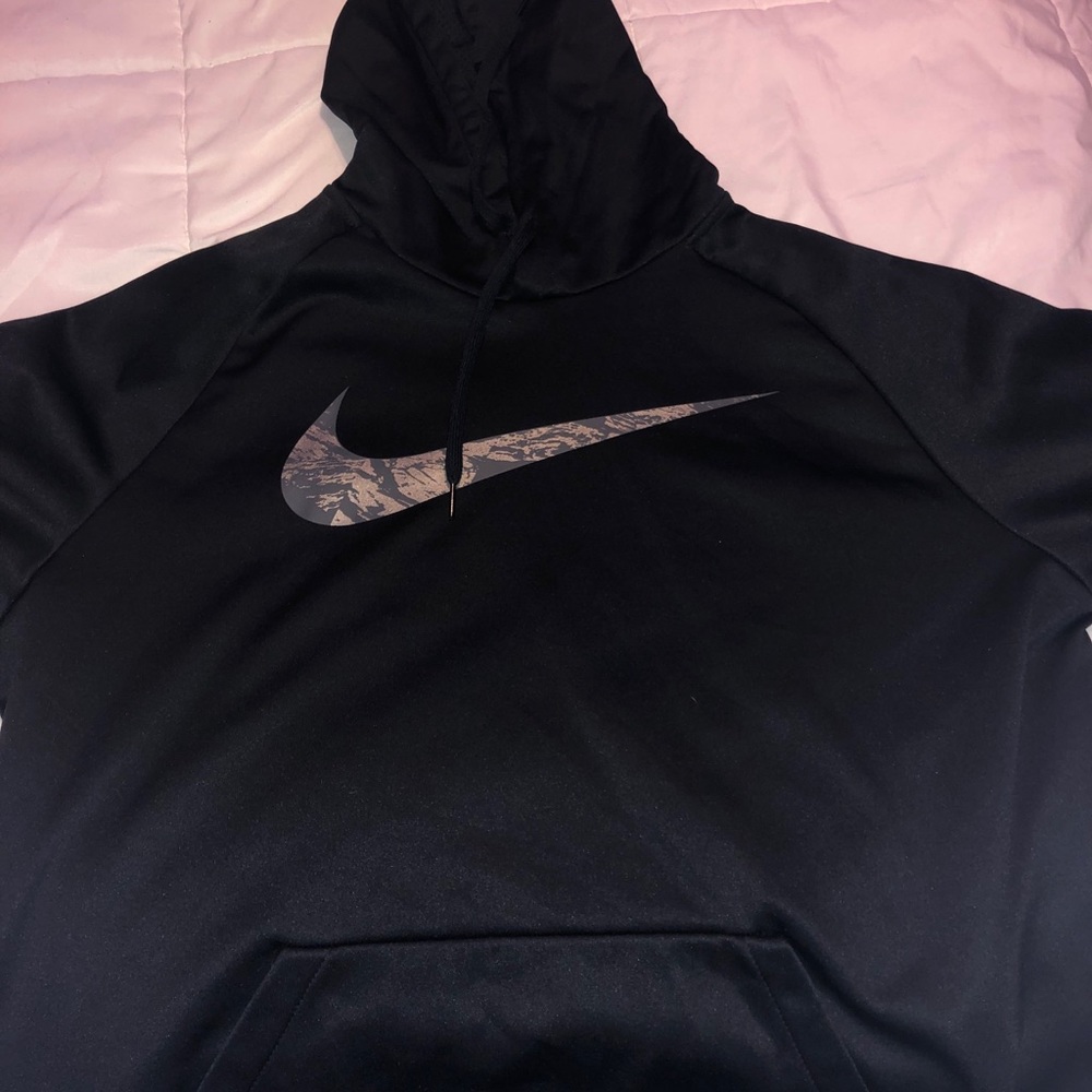Nike Black Swoosh hoodie